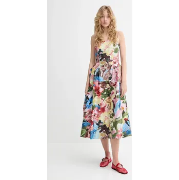 Dámské šaty Bavlněné šaty Stine Goya více barev, midi, SG-SS25-D092-2340P SG.SS25.D092.2340P vícebarevná MLC, vel. M