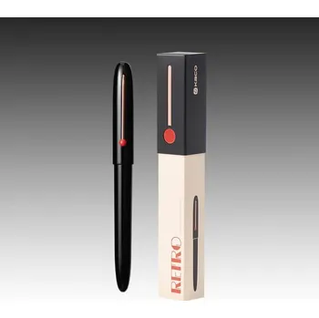 KACO Retro plnící pero hrot EF, černé