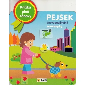 Bystrá hlava Knížka plná zábavy Pejsek - znovu použitelné samolepky