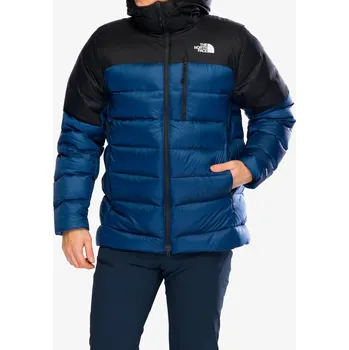 Péřová bunda The North Face Kalix Down Hoodie - shady blue/tnf black