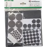 Walteco 148293 Sada filcových, EVA podložek a tlumičů dvířek, černá, 99 ks