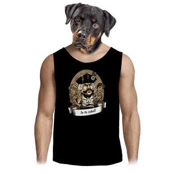 Pánské tílko Bastard B14: S čerty nejsou žerty pánské tílko Black