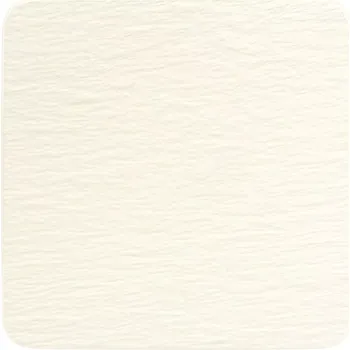 Talíř Talíř plochý Villeroy & Boch Manufacture Rock 32,5x32,5 cm, bílý