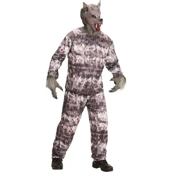 Karnevalový kostým Pánský kostým vlkodlak s maskou - S