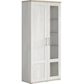 Knihovna Black Red White - BRW Romance Modřín Sibiu Světlý / Dub San Remo Světlý