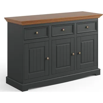 Komoda Komoda 3.3 grafitová / dub Belluno Elegante - Katmandu 130x85 cm