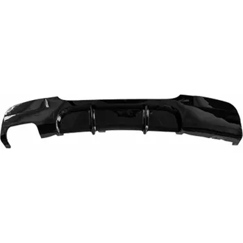 Nárazník JOM difuzor v černém lesklém provedení BMW řada 3 (E90 / E91, 2005-2012) pro M-paketový nárazník s koncovkami na jedné straně