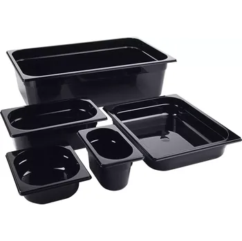 Dóza na potraviny Gastronádoba 1/3 PC Contacto 4,1 l, černá