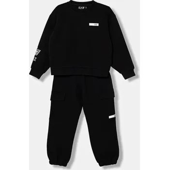 Dětská tepláková souprava EA7 Emporio Armani 7G000161.AF13151 černá 99X, vel. 142