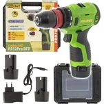 Aku šroubovák Procraft PA12Pro DFR | 12V, 2× baterie, bezuhlíkový motor