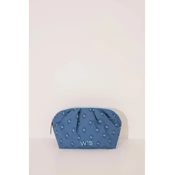 Kosmetická taška women'secret modrá barva, 4842924