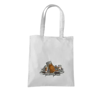 Nákupní taška Bastard Kočičí hlavy taška White