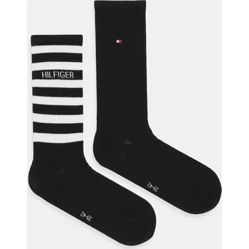 Pánské ponožky Ponožky Tommy Hilfiger 2-pack 701236735 černá 99X, vel. 43/46