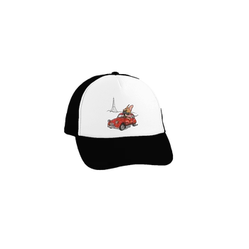 Kšiltovka Bastard Francouzský buldoček kšiltovka truckerka Black cap