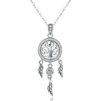 Náhrdelník Stříbrný náhrdelník MARLION JEWELS s motivem snů pro ženy. Přívěsek je pozlacený stříbrem nebo