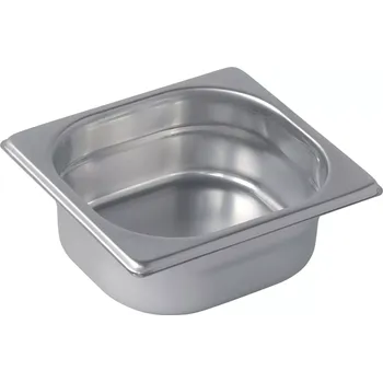 Dóza na potraviny Nerezová gastronádoba Pujadas GN 1/6 176x162 mm, výška 65 mm