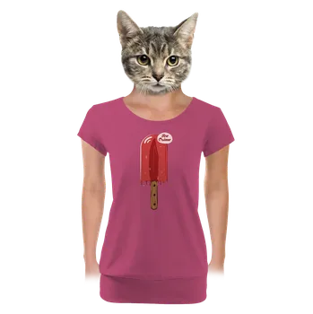 Dámské tričko Bastard Ice crime dámské tričko s lemem Magenta