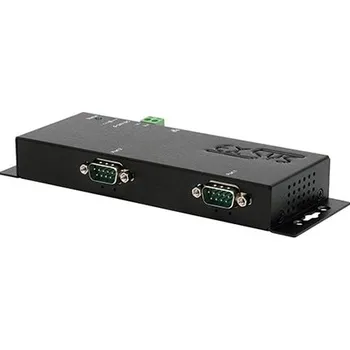 ExSys Adaptér 2x RS232 / RS422 / RS485 (MD9) přes IP, PoE (EX-6122-2PoE) - 15.06.3471
