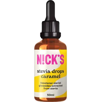 Sladidlo Nick's Stevia Drops Příchuť: karamel