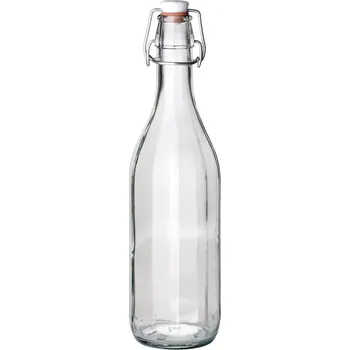 Placatka Láhev na alkohol 0,75 l, 10-stranná, s obloučkovým uzávěrem, Gastro