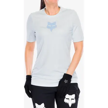 cyklistický dres Dámské cyklistické triko Fox Ranger SS Jersey Fox Head - pale blue