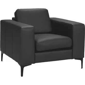 Křeslo Pohodlné křeslo s širokými podloketníky Toskania - Gawin Meble 5E 055, Černá 94x78 cm