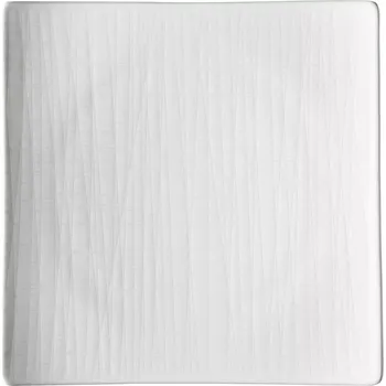 Talíř Talíř čtvercový Rosenthal Mesh 22x22 cm, bílá