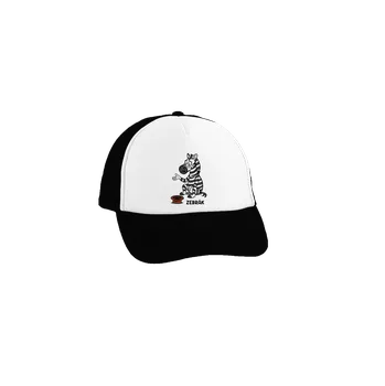 Kšiltovka Bastard Zebrák kšiltovka truckerka Black cap