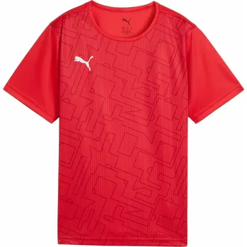 Dětská móda Puma individualRISE Graphic tréninkové tričko - 0 - červená - 164