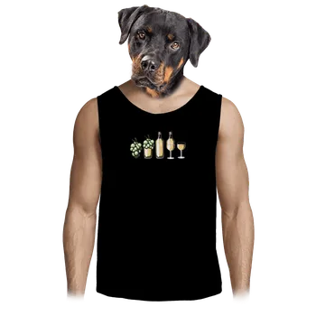 Pánské tílko Bastard Evoluce bílého vína pánské tílko Black