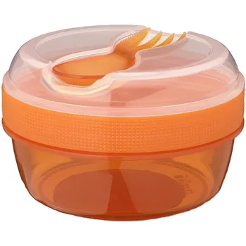 Svačinový box Carl Oscar Nice Cup - svačinový box s chladicí vložkou, oranžová