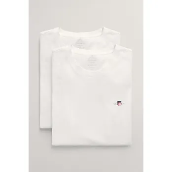 Dívčí spodní prádlo SPODNÍ PRÁDLO GANT C-NECK T-SHIRT 2-PACK WHITE