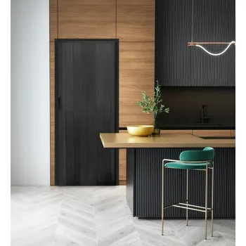 STANDOM Shrnovací dveře ST3A Černé 71,5 cm