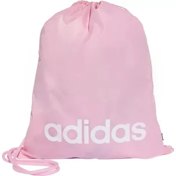 Sportovní vak Sáček na přezůvky ADIDAS-LINEAR GYMSACK TRUPNK/WHITE Růžová 13,25 L