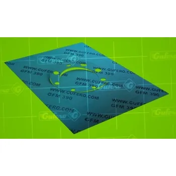 Dílenský stůl Bezazbestová těsnící deska - modrá GFM 390 STEEL - 1,00 x 1500 x 1500