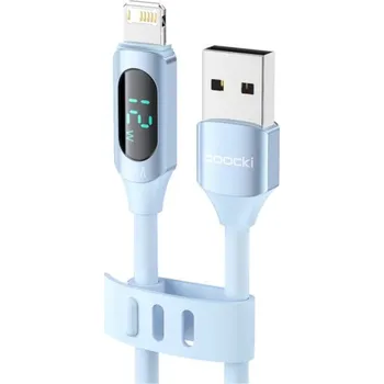 Toocki TQ-X55 nabíjecí a datový kabel - USB-A na Lightning - 1 m - modrý