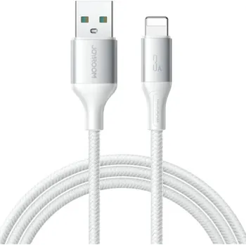 JOYROOM S-A28 opletený nabíjecí a datový kabel - USB-A na Lightning - 1 m - bílý