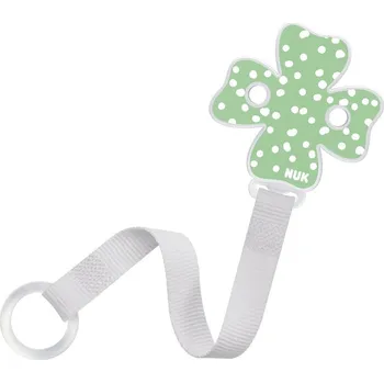 klip na dudlíky NUK Stužka na dudlík zelená