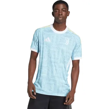 Pánský venkovní fotbalový dres Adidas Juventus FC 25/26 blankytný