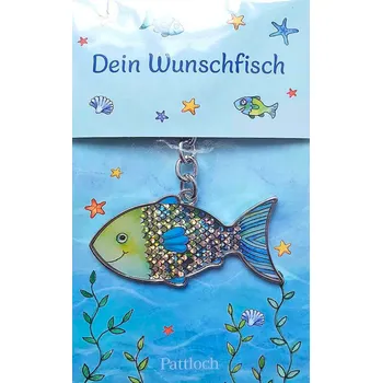 Přívěsek na klíče s rybičkou přání