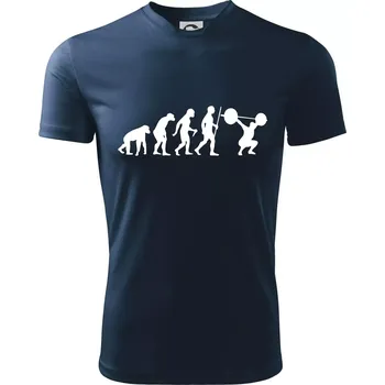 Chlapecké tričko Evolution fitness - Dětské triko sportovní (dresovina) - 146 cm/10 let ( Námořní modrá (velmi tmavá - téměř černá) )