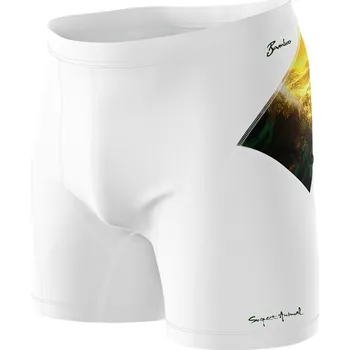 Pánské funkční trenýrky WAVE bílá Bamboo Ultra - Khaki / L