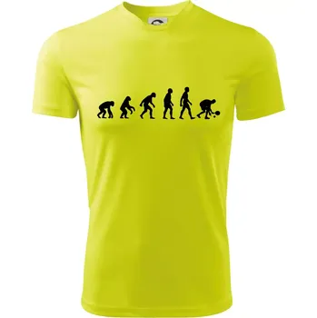 Evoluce padel - Dětské triko sportovní (dresovina) - 158 cm/12 let ( Neonově žlutá )