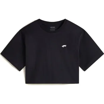 Dámské tričko dámské tričko s krátkým rukávem VANS W SALTON RELAX CROP SS Black - L