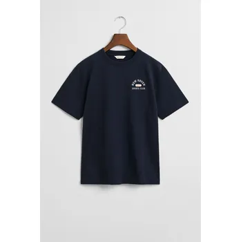 TRIČKO GANT GRAPHIC SS T-SHIRT EVENING BLUE
