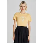 TRIČKO GANT REG LOGO SS T-SHIRT DUSTY YELLOW