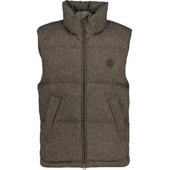 Pánská vesta VESTA GANT WOOL PADDED VEST WARM KHAKI