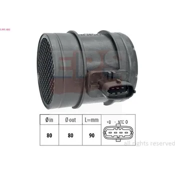 Čidlo automobilu Snímač množství protékajícího vzduchu EPS 1.991.483