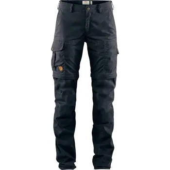 outdoor kalhoty dámské FJÄLLRÄVEN Karla Pro Zip-off Trousers W Dark Navy - 48