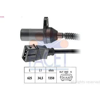 Kliková hřídel Generátor impulsů, klikový hřídel FACET 9.0285